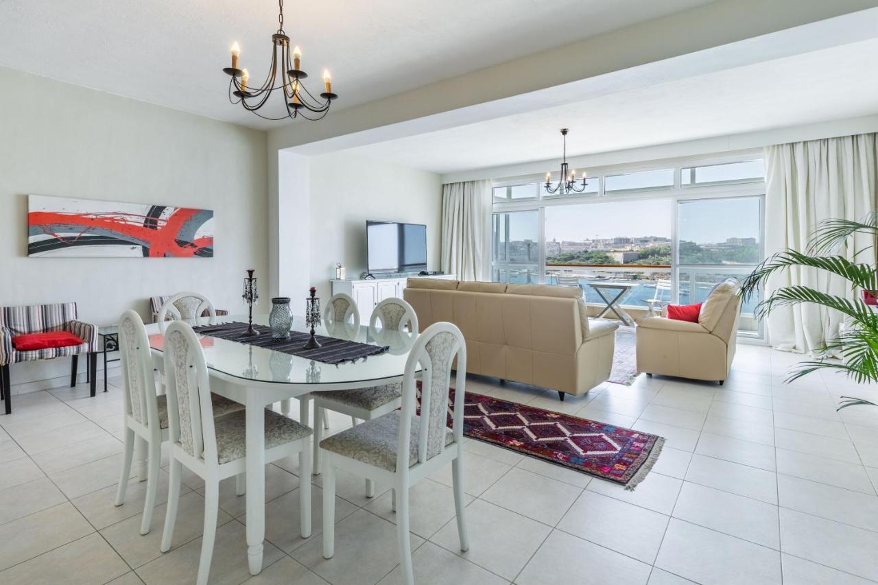 Stunning - Seafront 3-Bedroom 6Th Floor Sliema Buitenkant foto